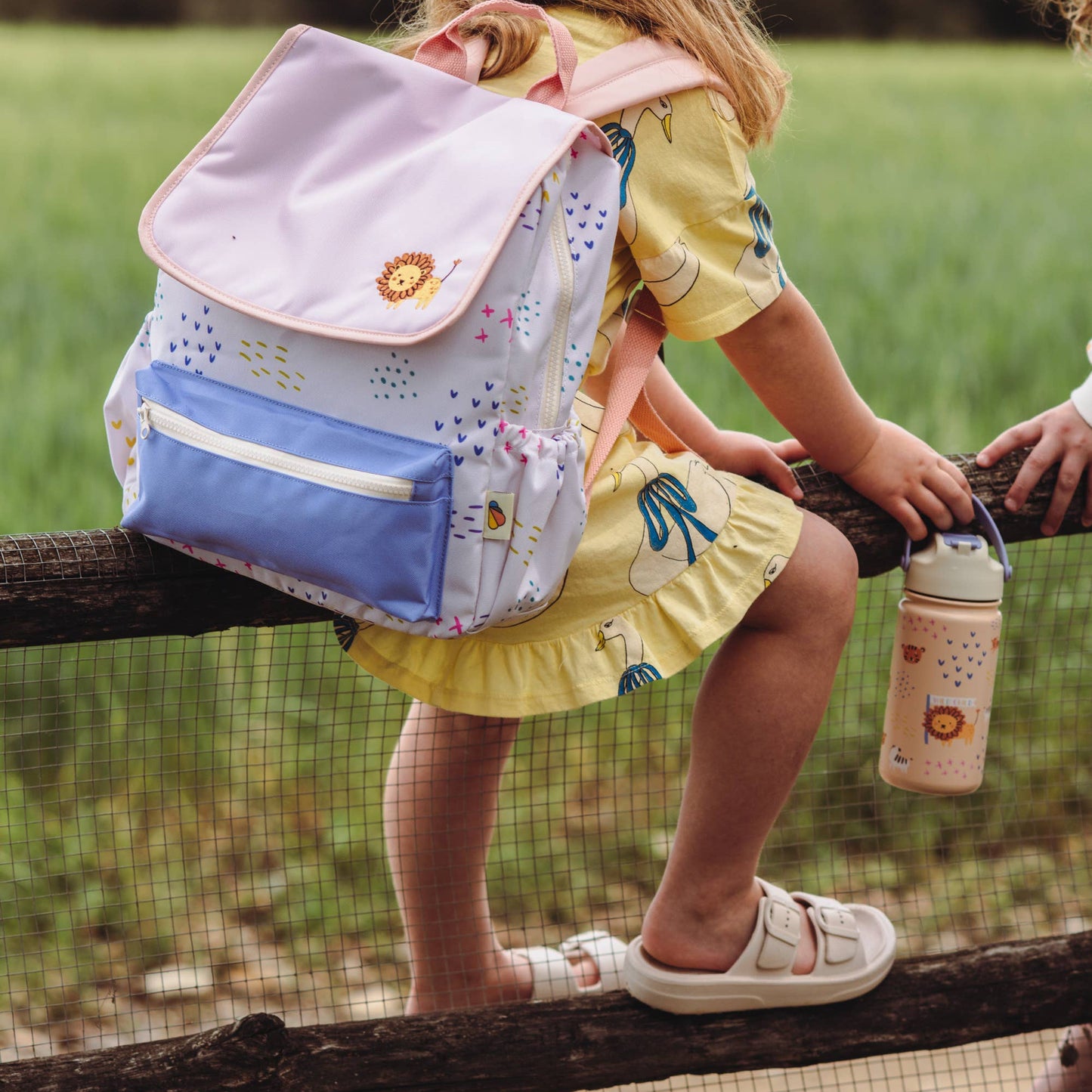 Stålflaske i rustfritt materiale - Wild Child - The organic way