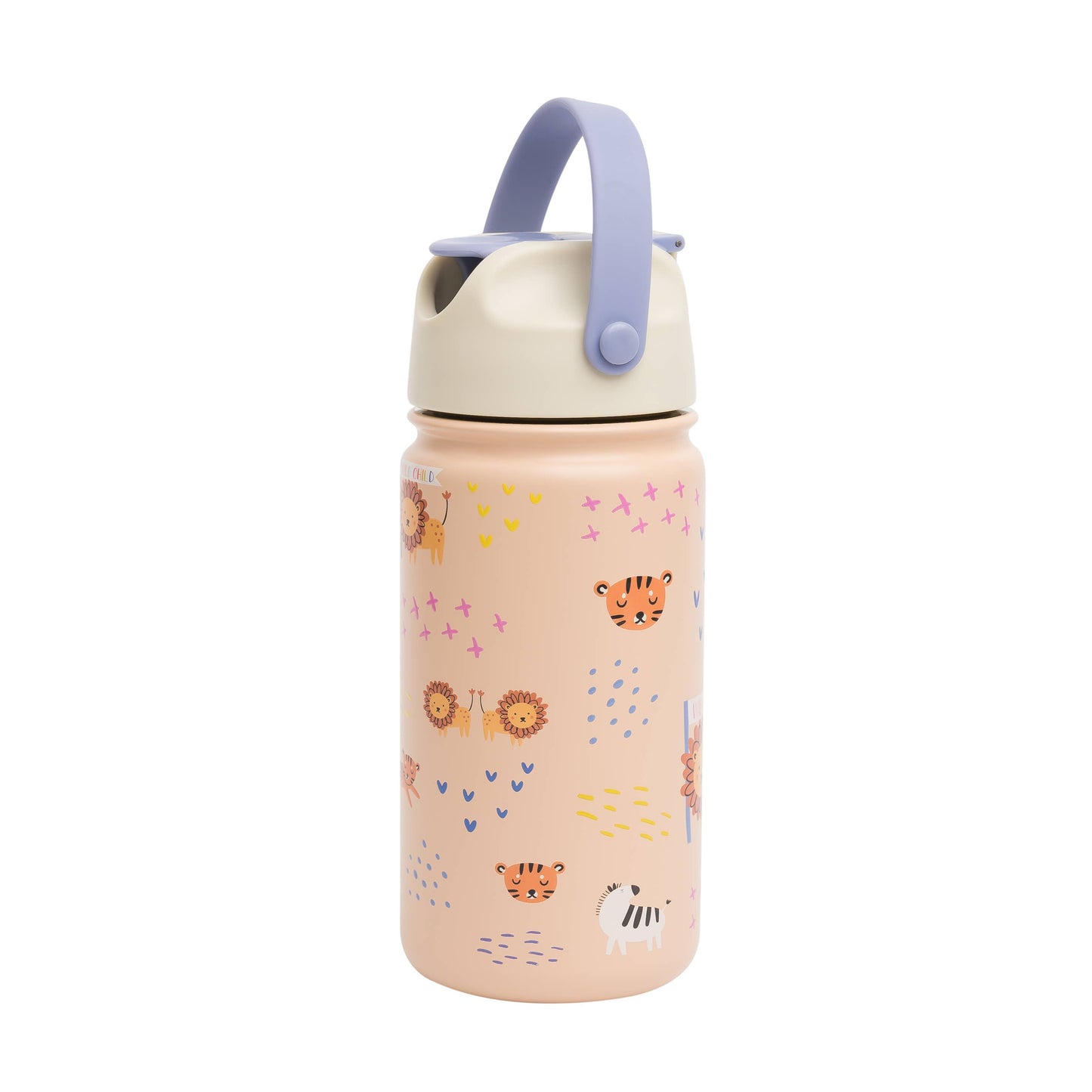 Stålflaske i rustfritt materiale - Wild Child - The organic way