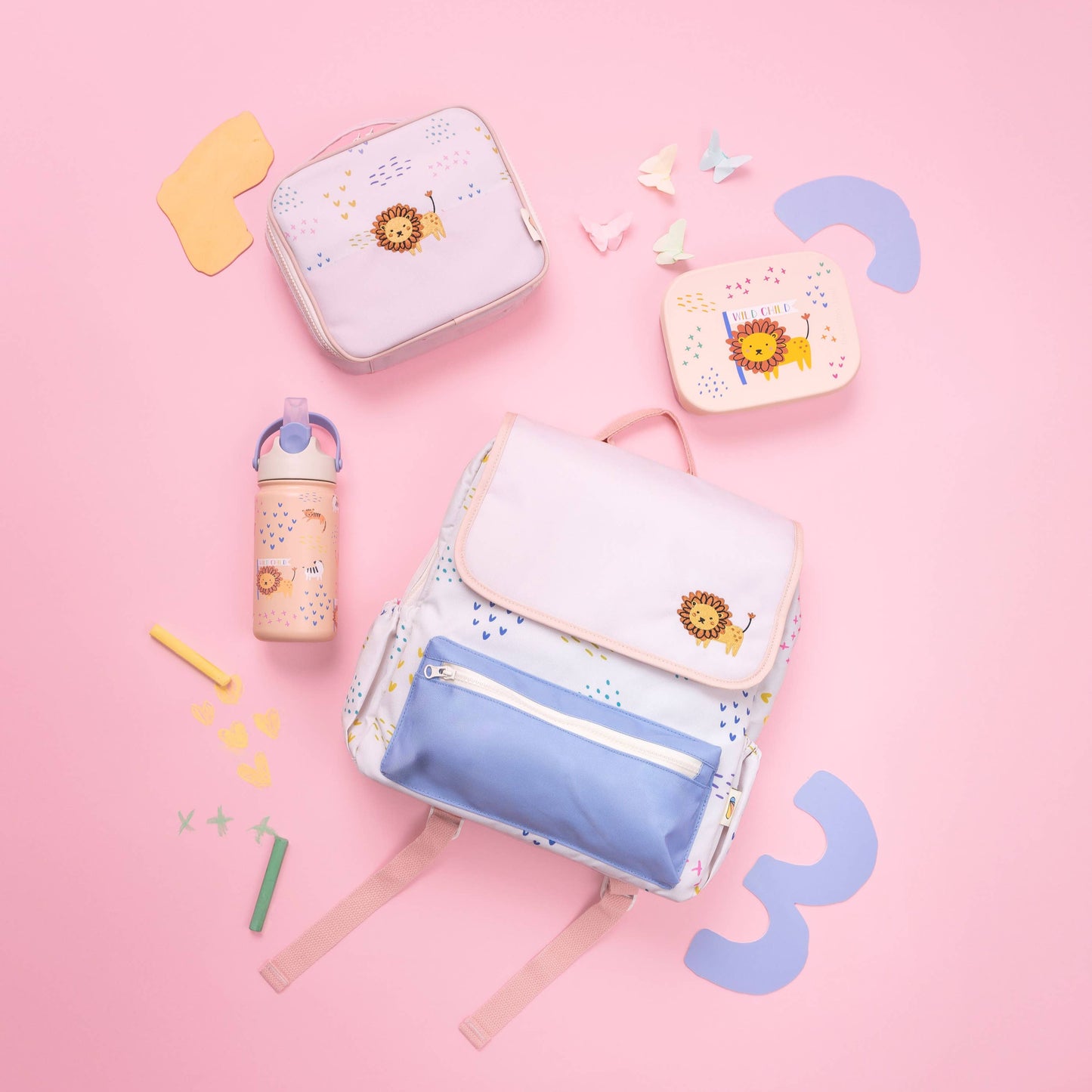 isolerte matposer fra Cotton Cloud - Bilde ovenfra med flere produkter