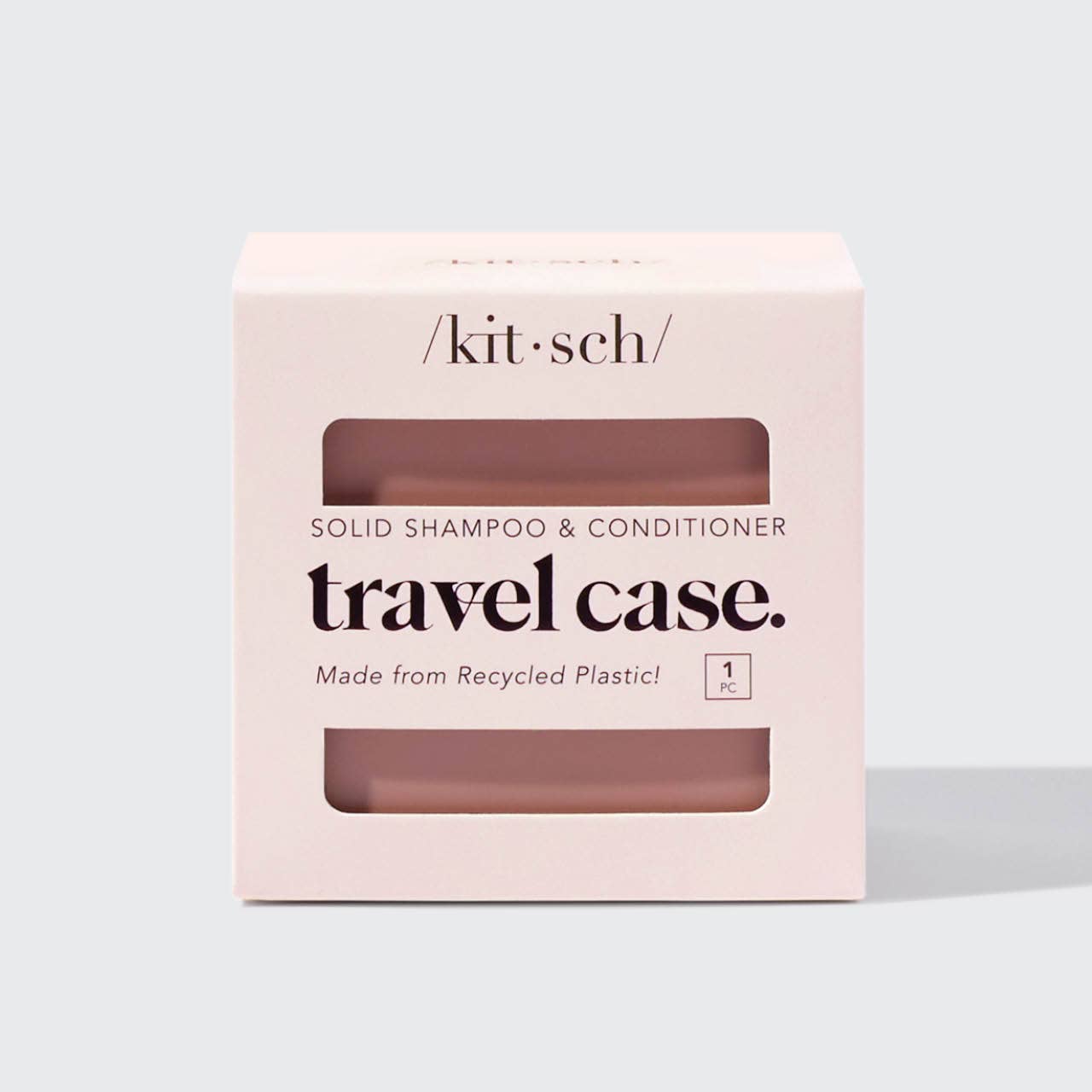 Kitsch reise etui - Front bilde med eske på