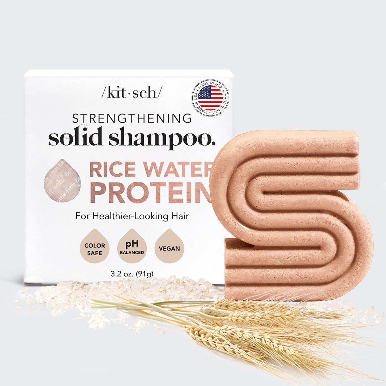 Risvann shampoo bar - Front bilde